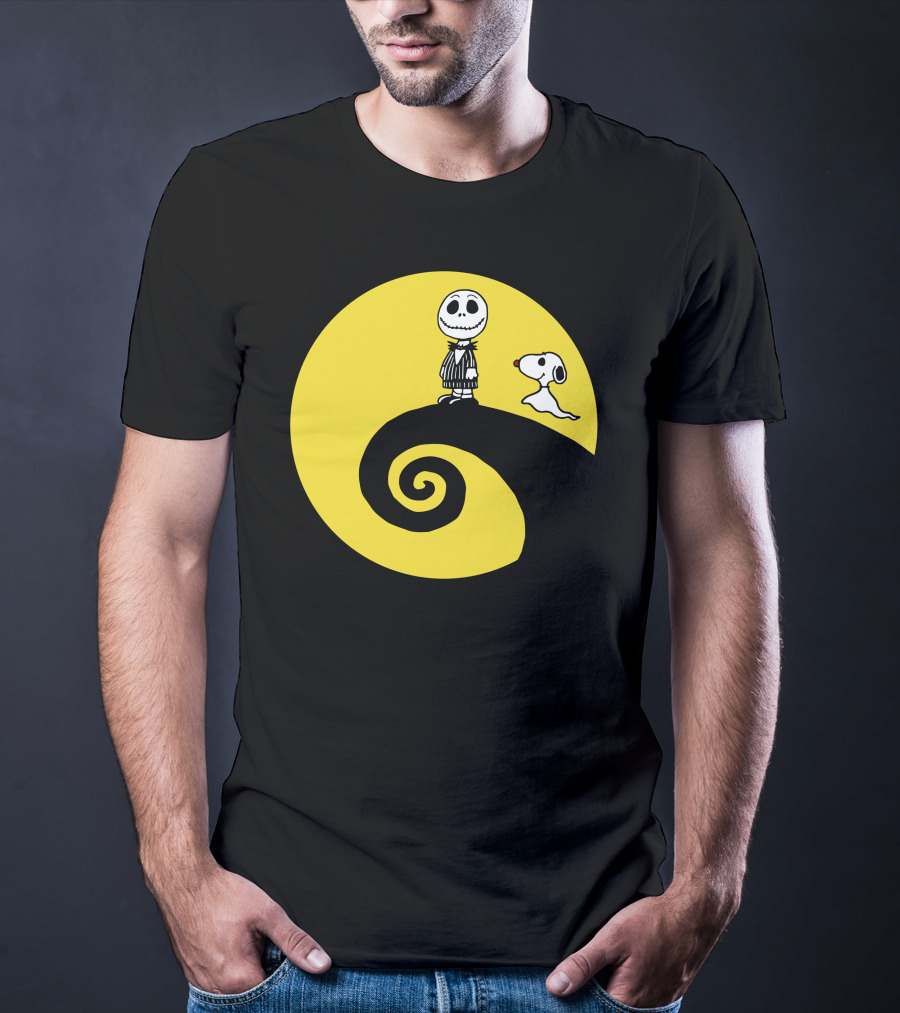Jacksnop Nightmare Crossover With Dog On Spiral Hill T-Shirt