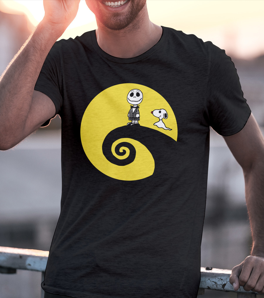 Jacksnop Nightmare Crossover With Dog On Spiral Hill T-Shirt