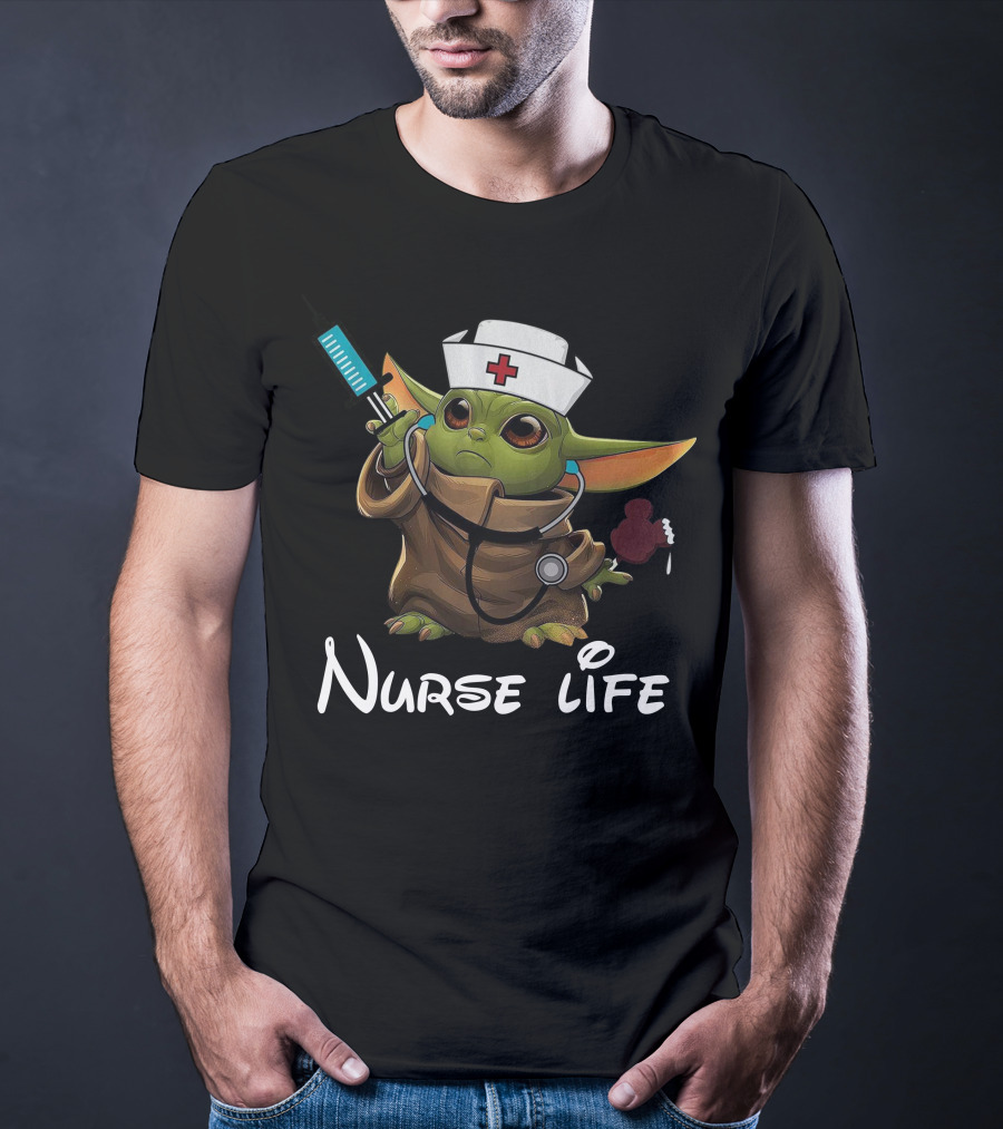 Nurse Life Baby Alien Syringe T-Shirt