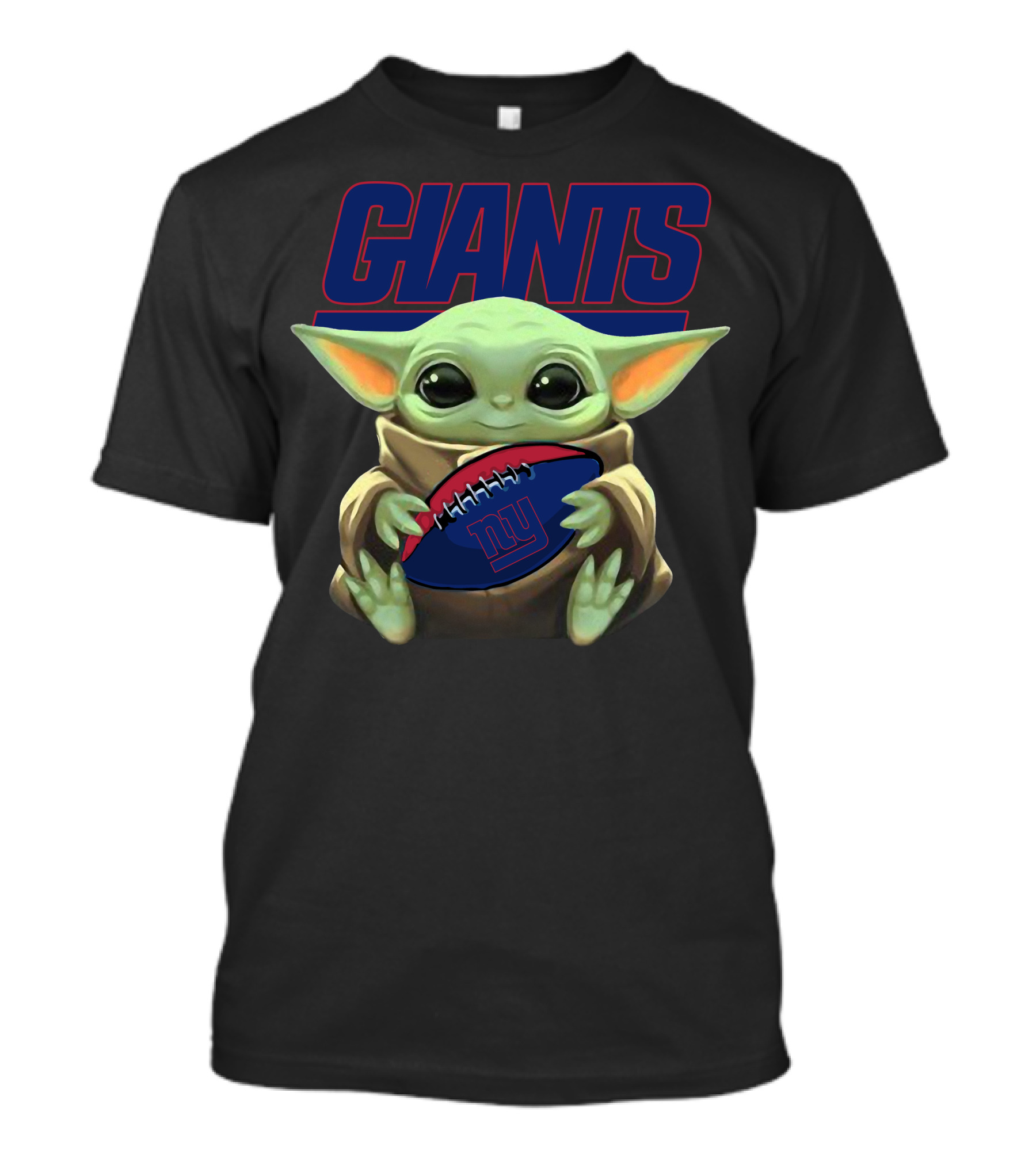 Giants Yoda Football Ny T-Shirt