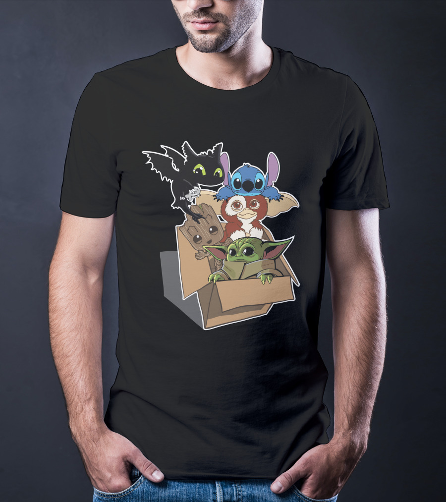 Only Today Cute Creatures In A Box T-Shirt