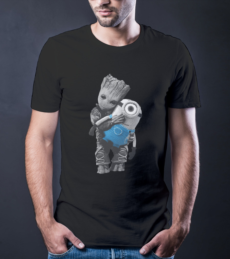 Only Today Groot Hugging Minion T-Shirt