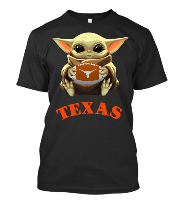 Texas 3 Football Fandom Yoda Style T-Shirt