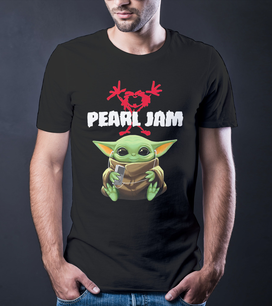 Pearl Jam 10 Baby Yoda T-Shirt