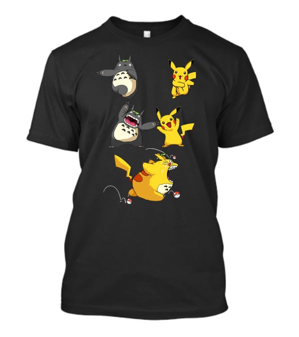 Pikachu Totoro Mashup T-Shirt
