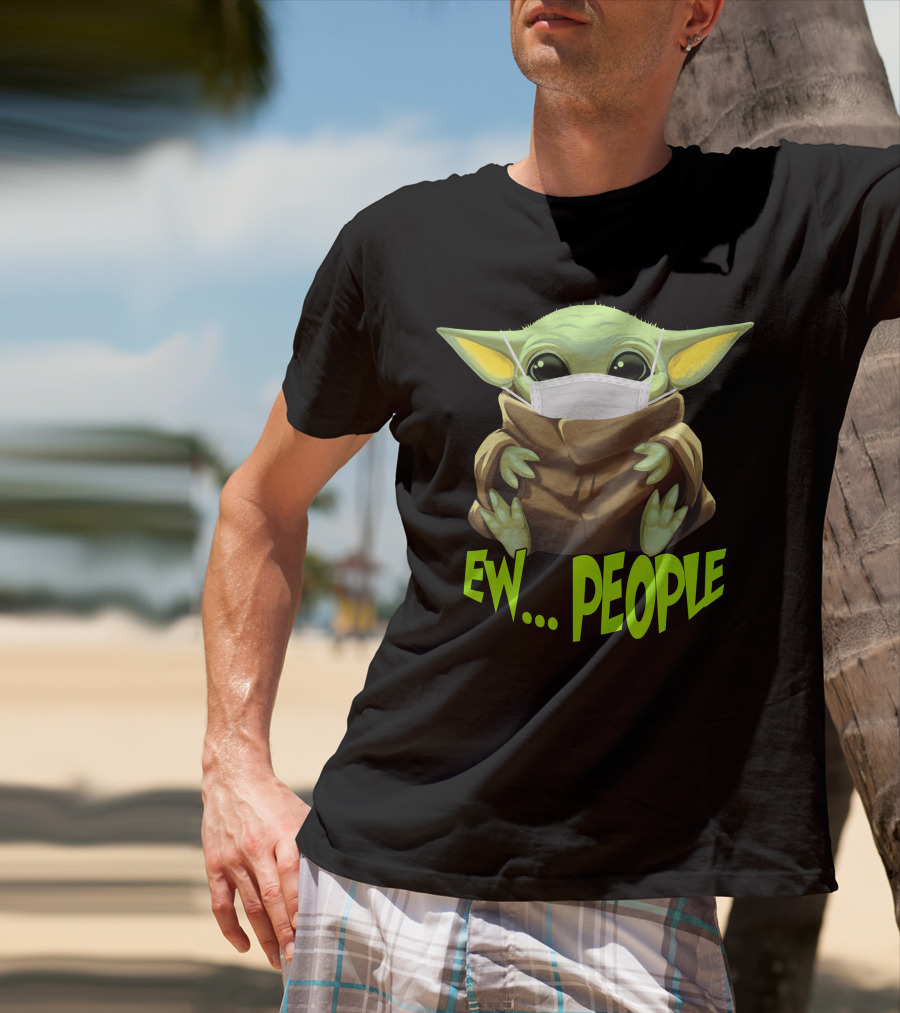 Ew People 36 Baby Alien Mask T-Shirt