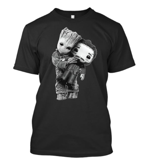 Baby Groot Hugging Funko Pop Doll T-Shirt