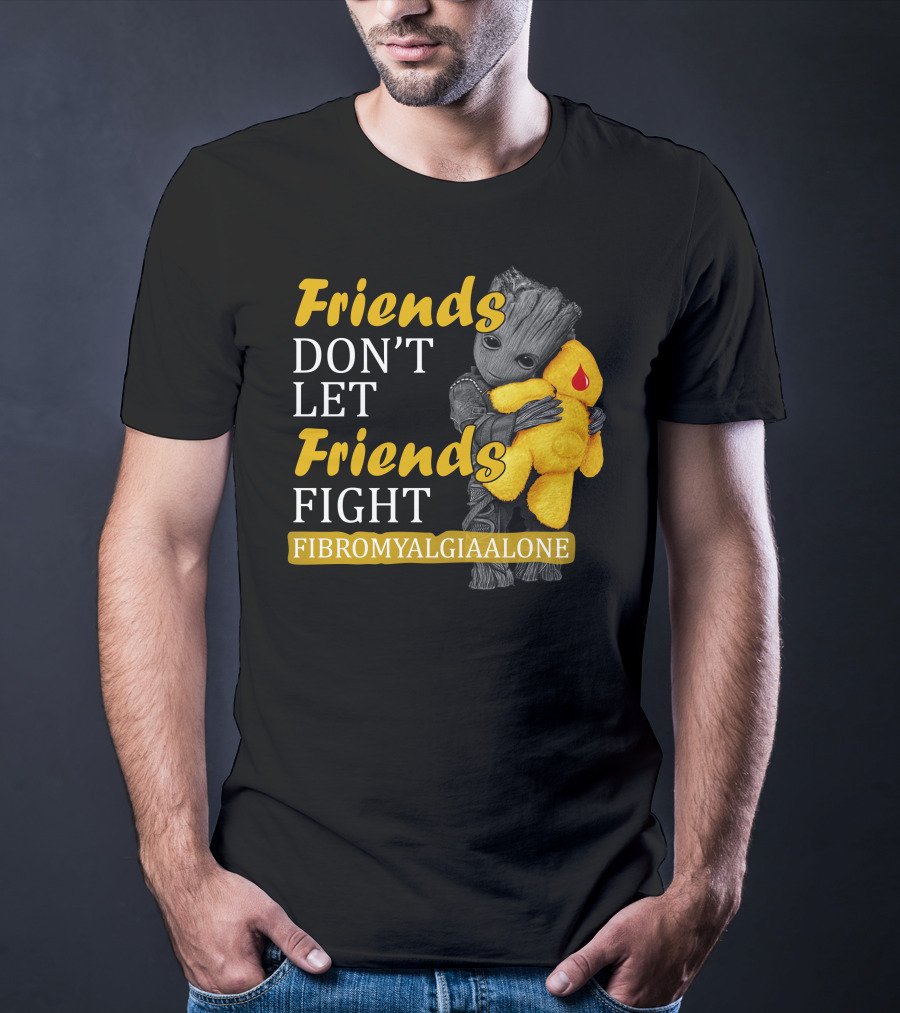 Friends Don't Let Friends Fight Fibromyalgia Alone T-Shirt