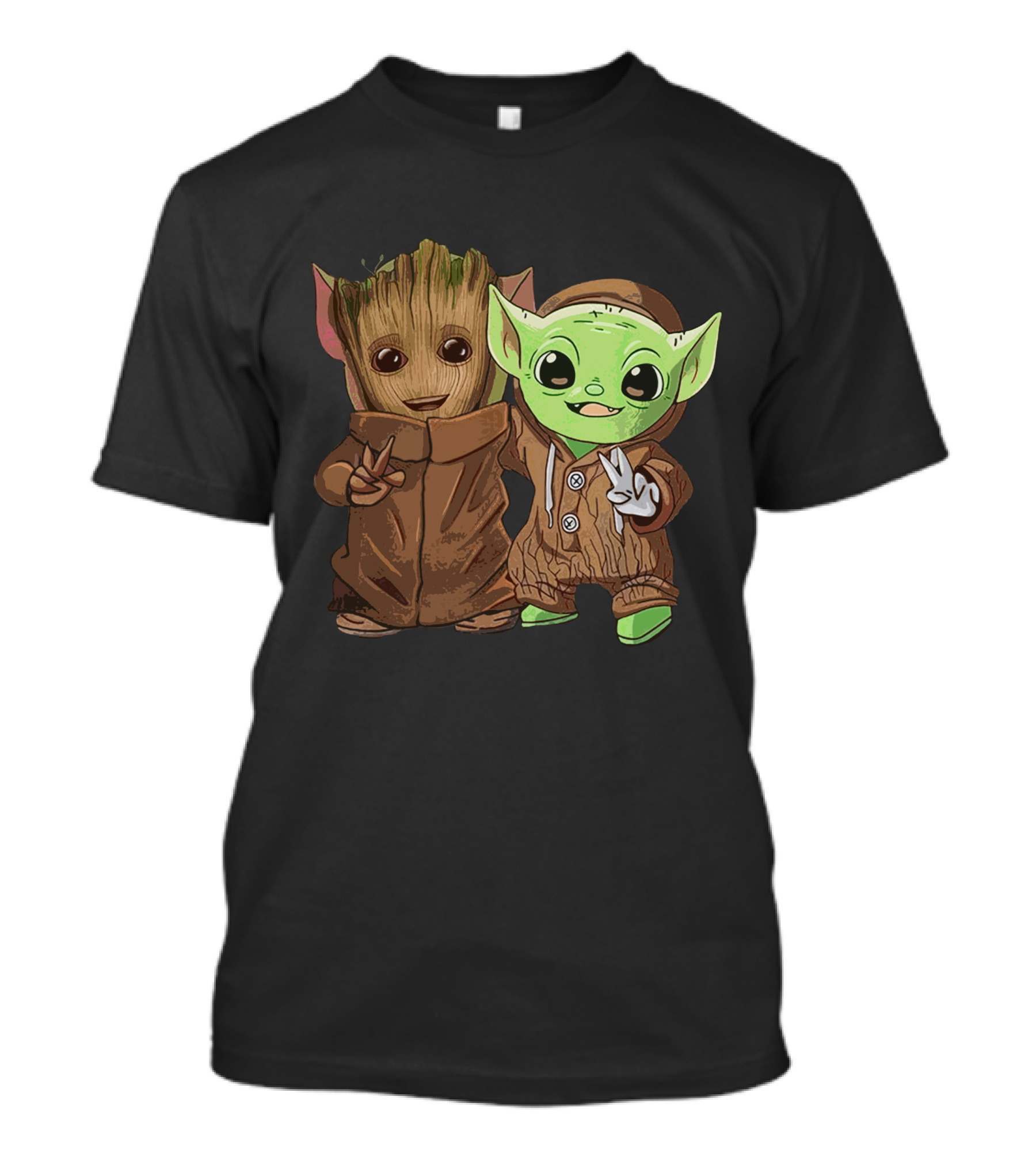 Baby Characters Peaceful Pose T-Shirt