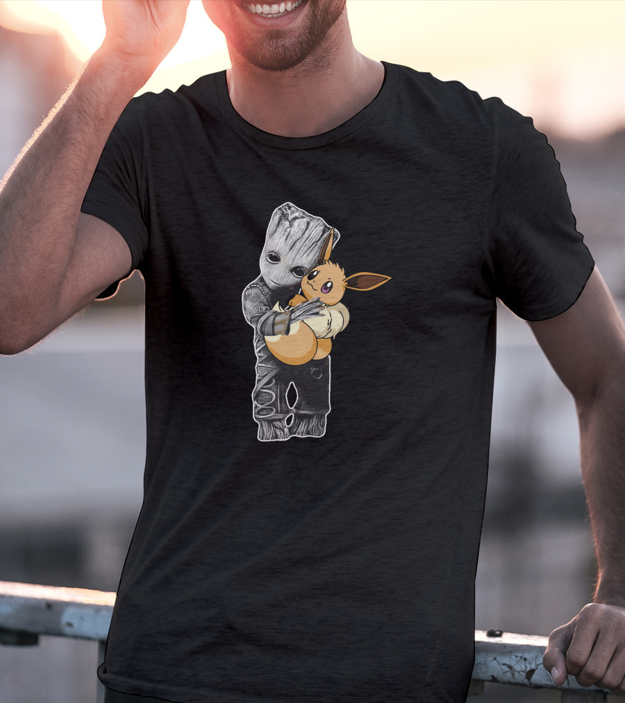 Groot Hugging Eevee T-Shirt