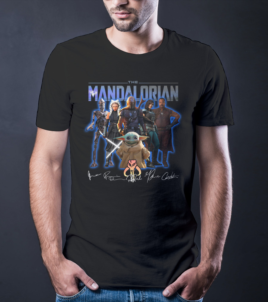 The Mandalorian Grogu Signatures T-Shirt