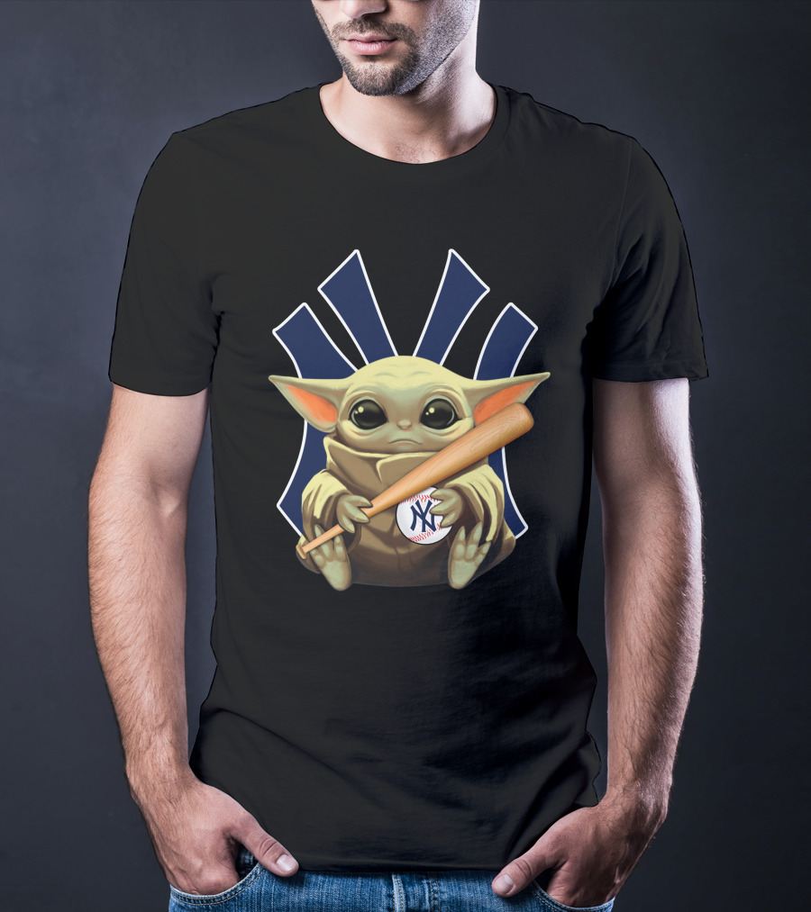 Baby Alien Baseball Team Logo Crossover T-Shirt