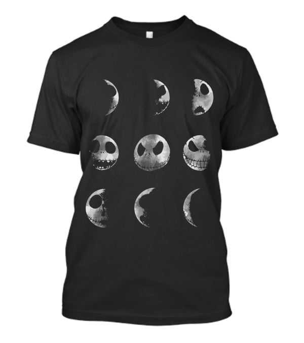 Jack ZN849 Moon Faces Phases T-Shirt