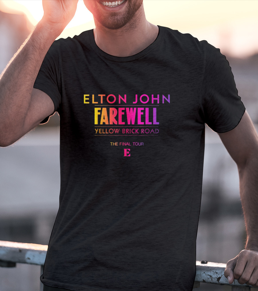 Elton John Farewell Yellow Brick Road Final Tour T-Shirt