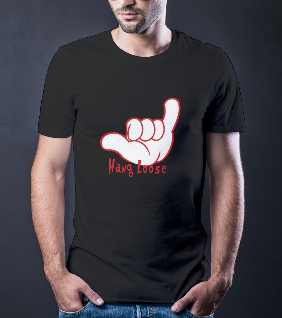 Hang Loose Shaka Hand Gesture Beach Vibes T-Shirt