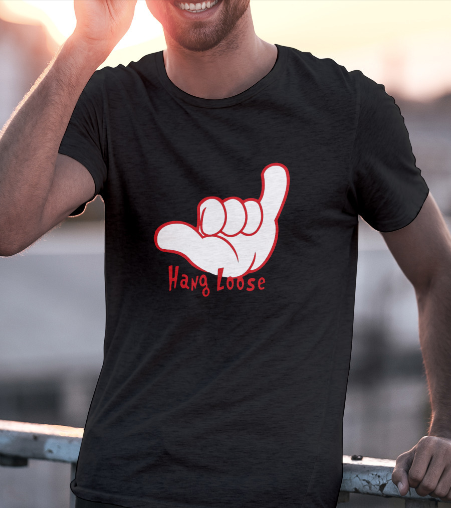 Hang Loose Shaka Hand Gesture Beach Vibes T-Shirt