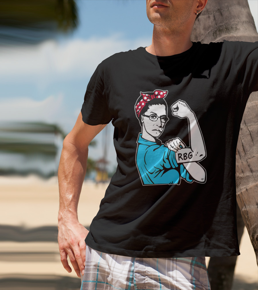 RBG Unbreakable Ruth Bader Ginsburg Feminist Icon Dissent Rosie The Riveter T-Shirt