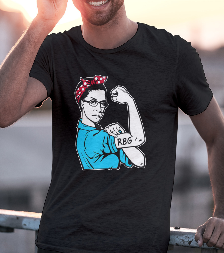 RBG Unbreakable Ruth Bader Ginsburg Feminist Icon Dissent Rosie The Riveter T-Shirt