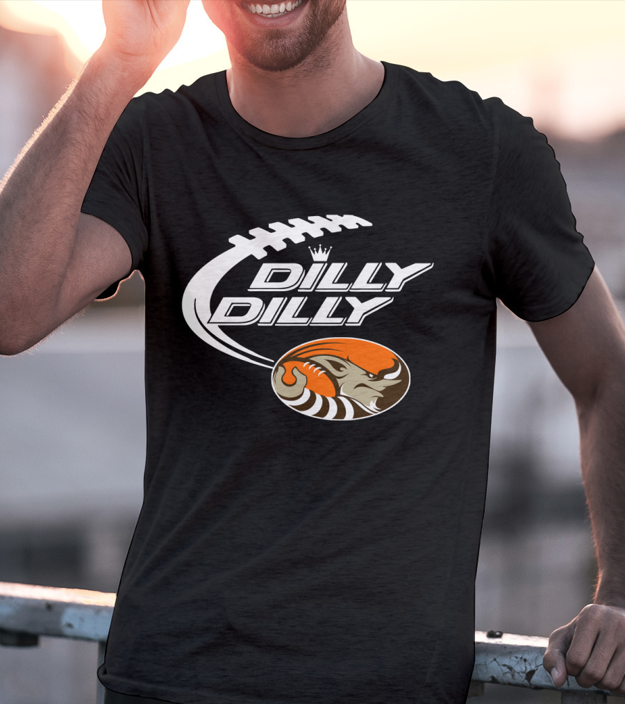 Cleveland Browns Dilly Dilly Football Helmet Bud Light T-Shirt