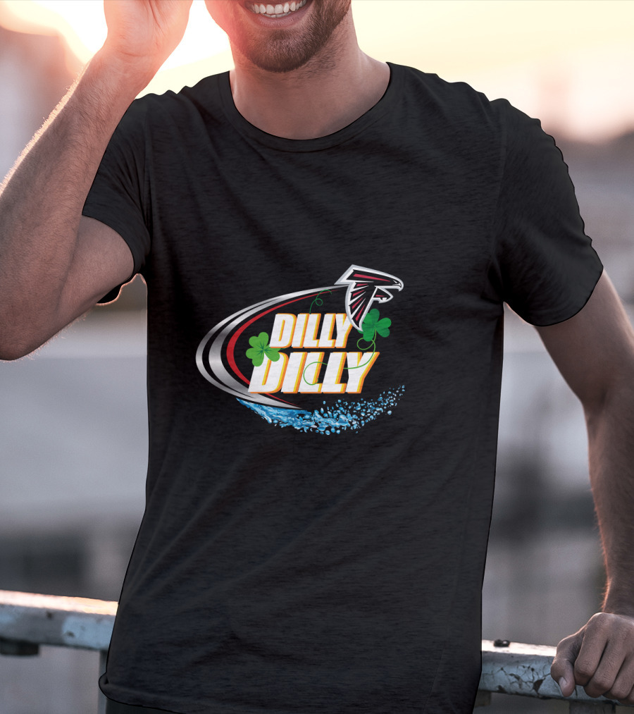 Dilly Dilly Atlanta Falcons Shamrock Splash T-Shirt