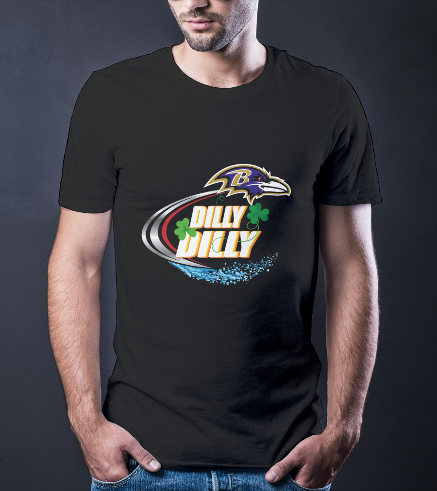 Dilly Dilly Baltimore Ravens Shamrock T-Shirt