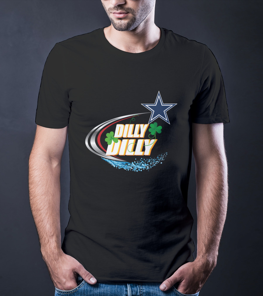 Dilly Dilly Cowboys Star Shamrocks T-Shirt