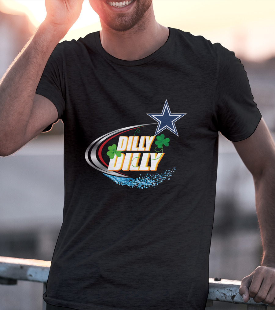 Dilly Dilly Cowboys Star Shamrocks T-Shirt