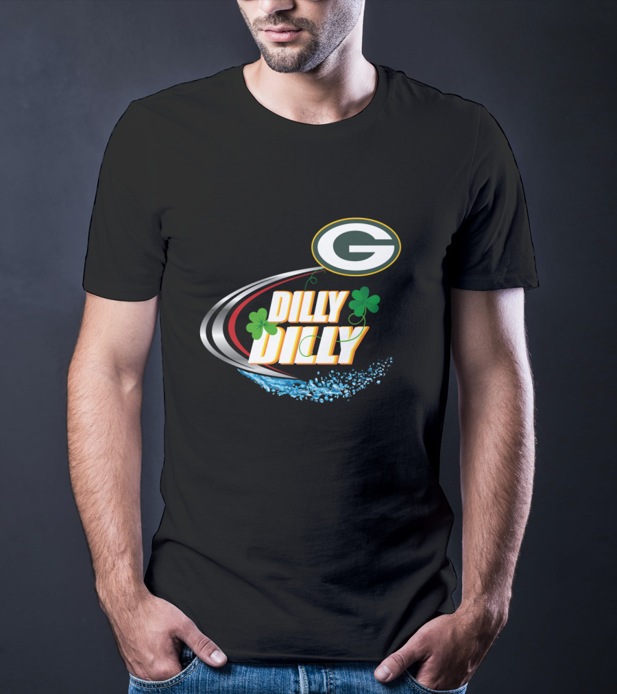 Green Bay Packers Dilly Dilly Clover Splash T-Shirt