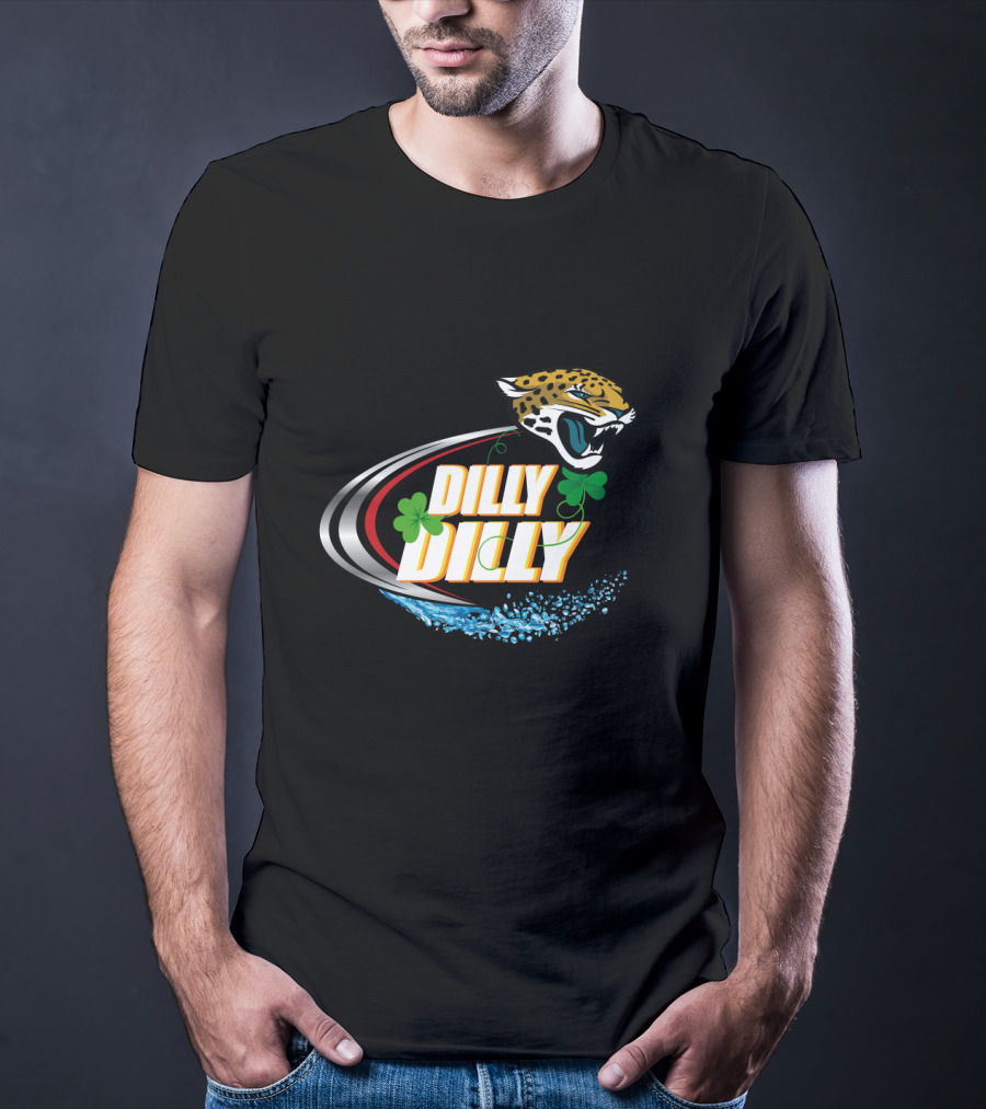 Dilly Dilly Jacksonville Jaguars Clover Splash T-Shirt