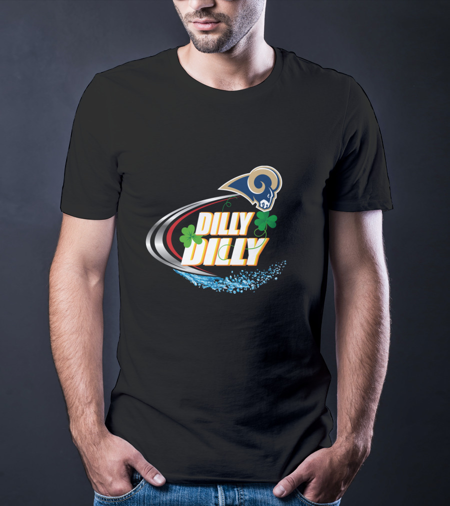 Dilly Dilly Los Angeles Rams Clover Splash T-Shirt