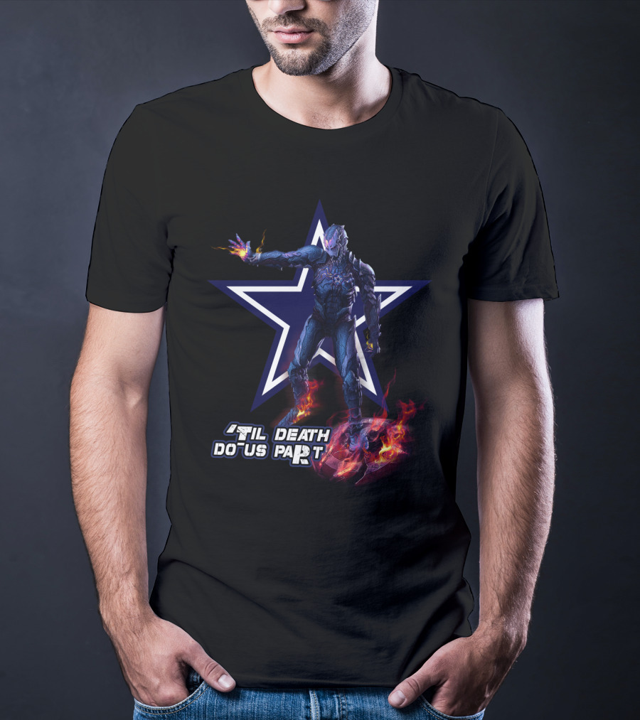 Ironman Dallas Cowboys Nfl 'Til Death Do Us Part T-Shirt