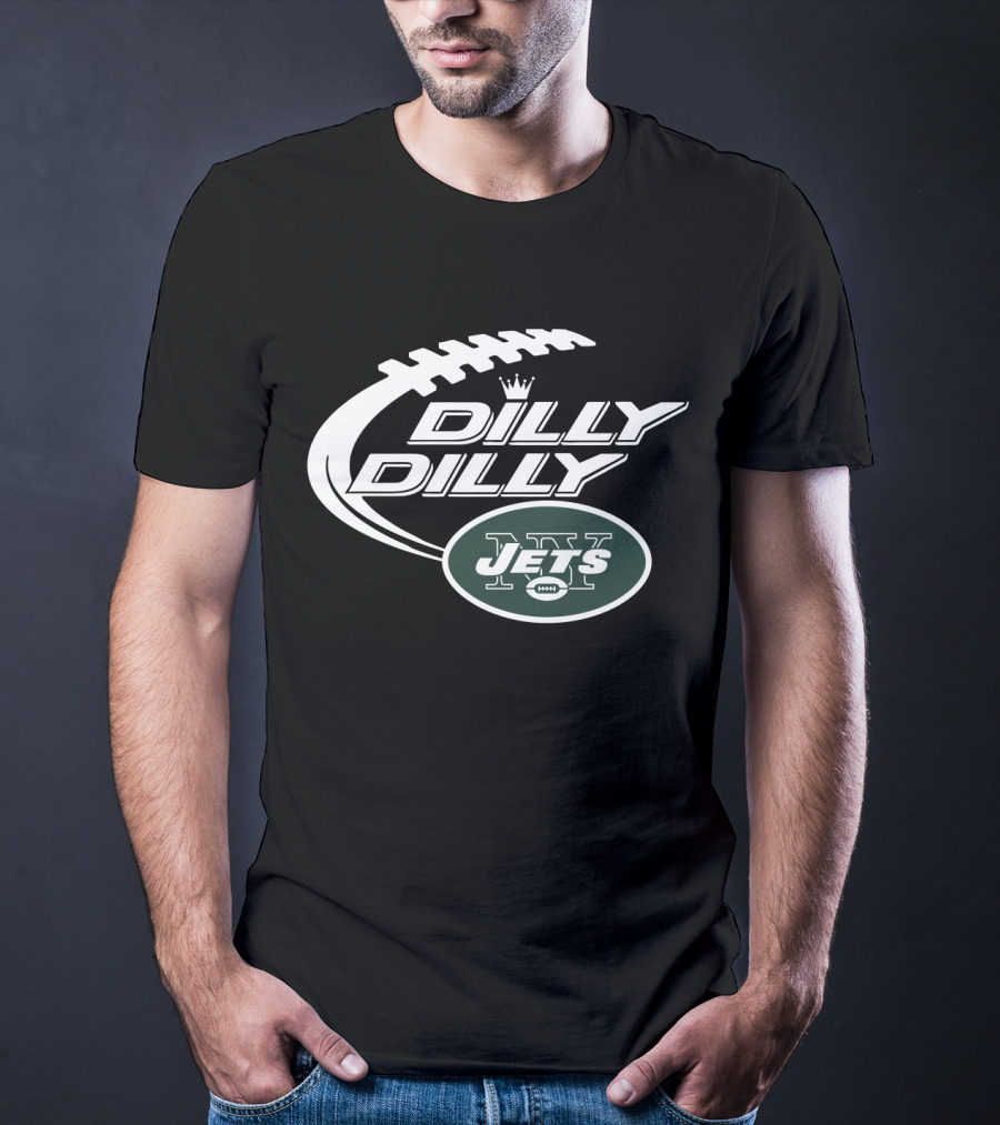 New York Jets Dilly Dilly Bud Light Football Theme T-Shirt