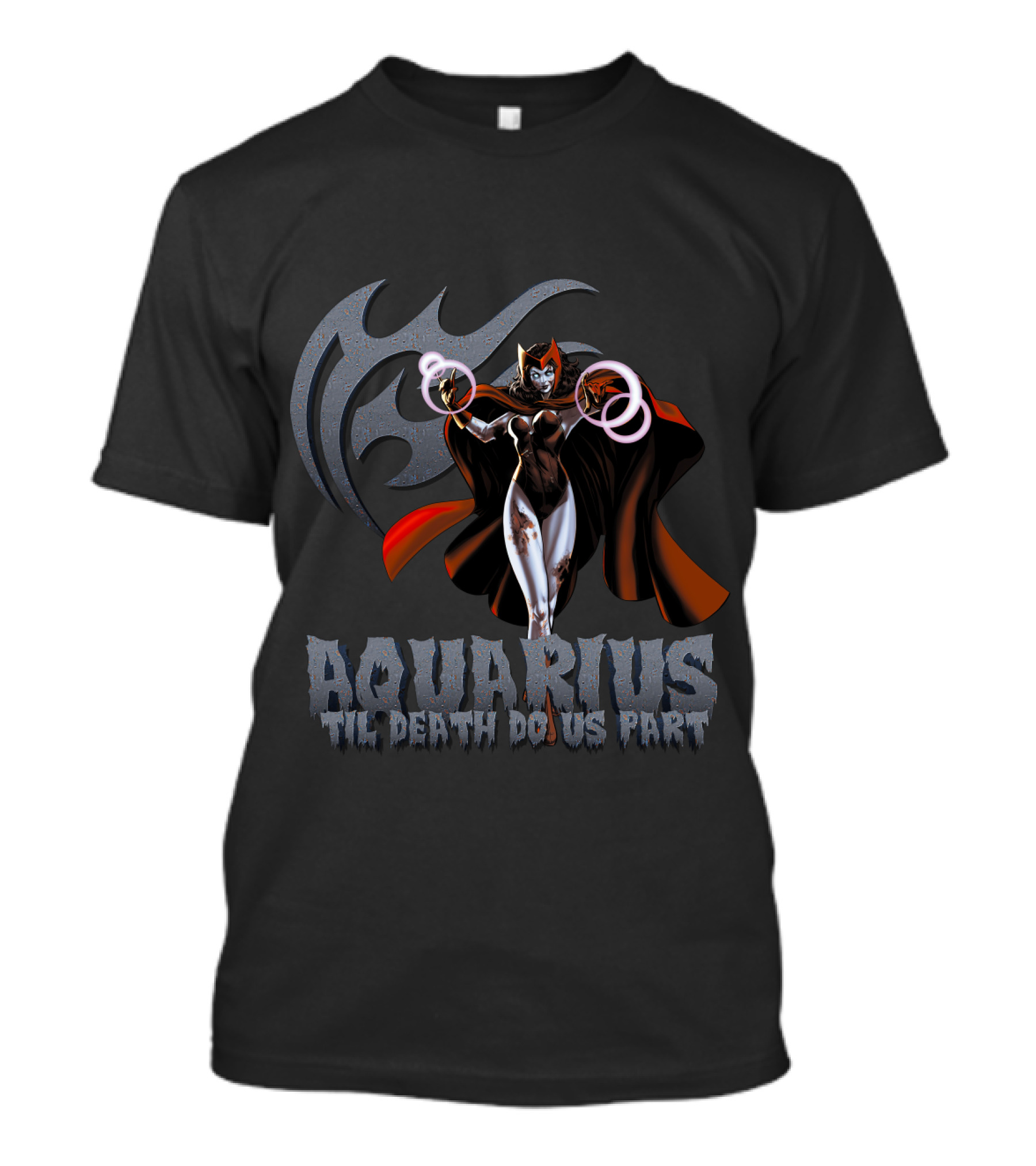 Aquarius Til Death Do Us Part Scarlet Witch Marvel T-Shirt