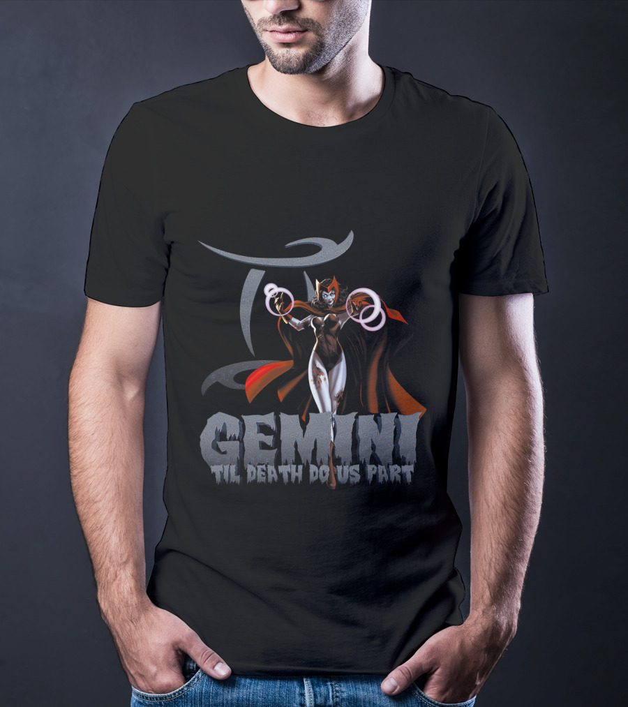 Scarlet Witch Gemini Til Death Do Us Part Marvel Fans T-Shirt
