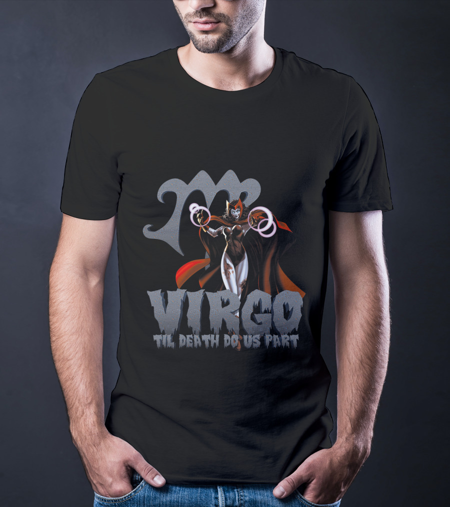 Scarlet Witch Virgo Til Death Do Us Part Marvel Fans T-Shirt