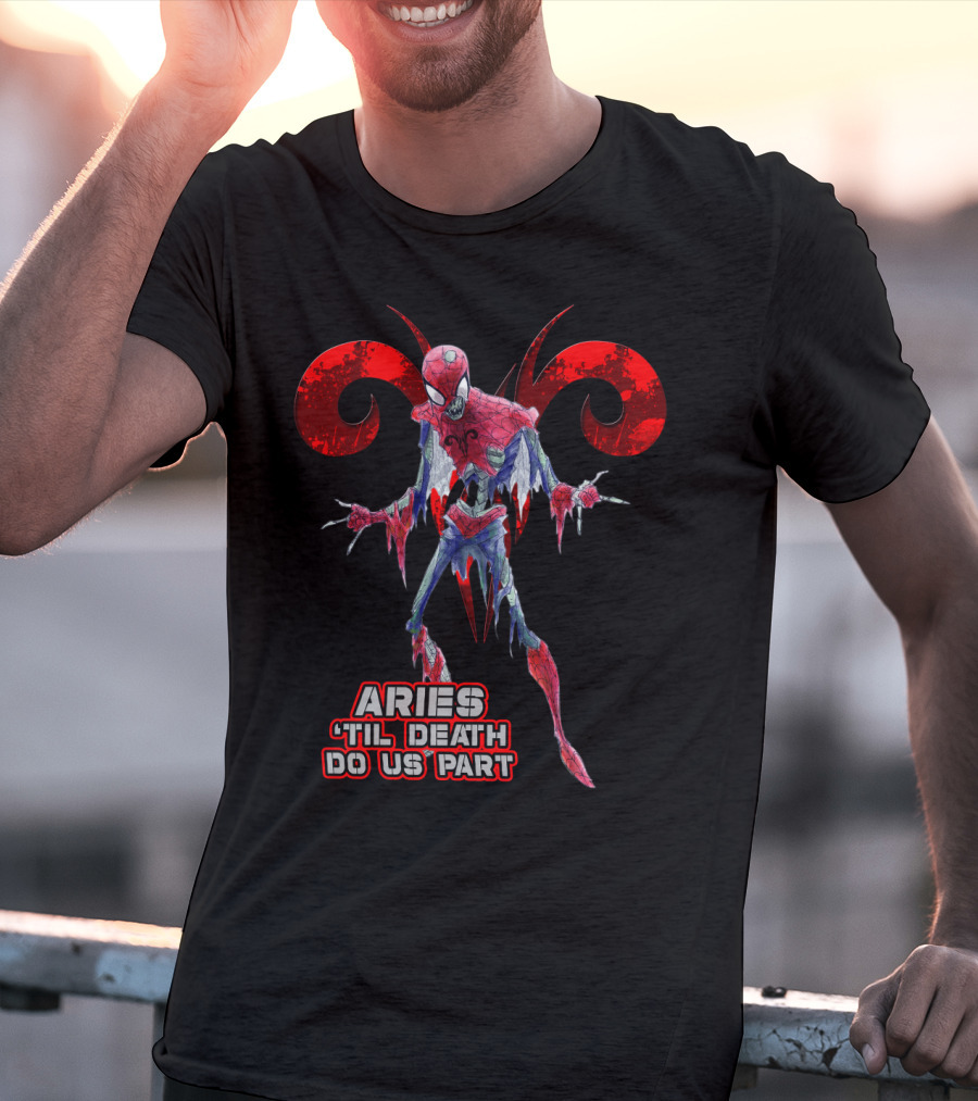 Spiders Aries 'Til Death Do Us Part Marvel Fans T-Shirt