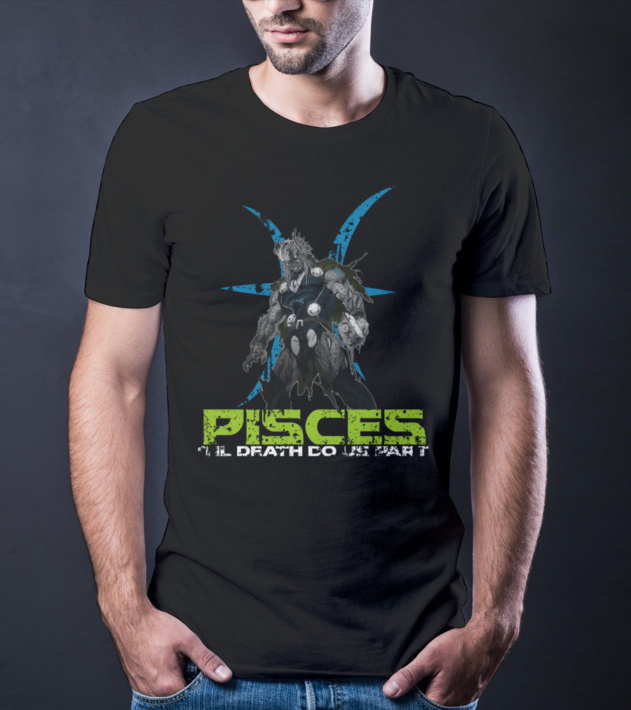 Marvel Thor Zombie Pisces Til Death Do Us Part T-Shirt