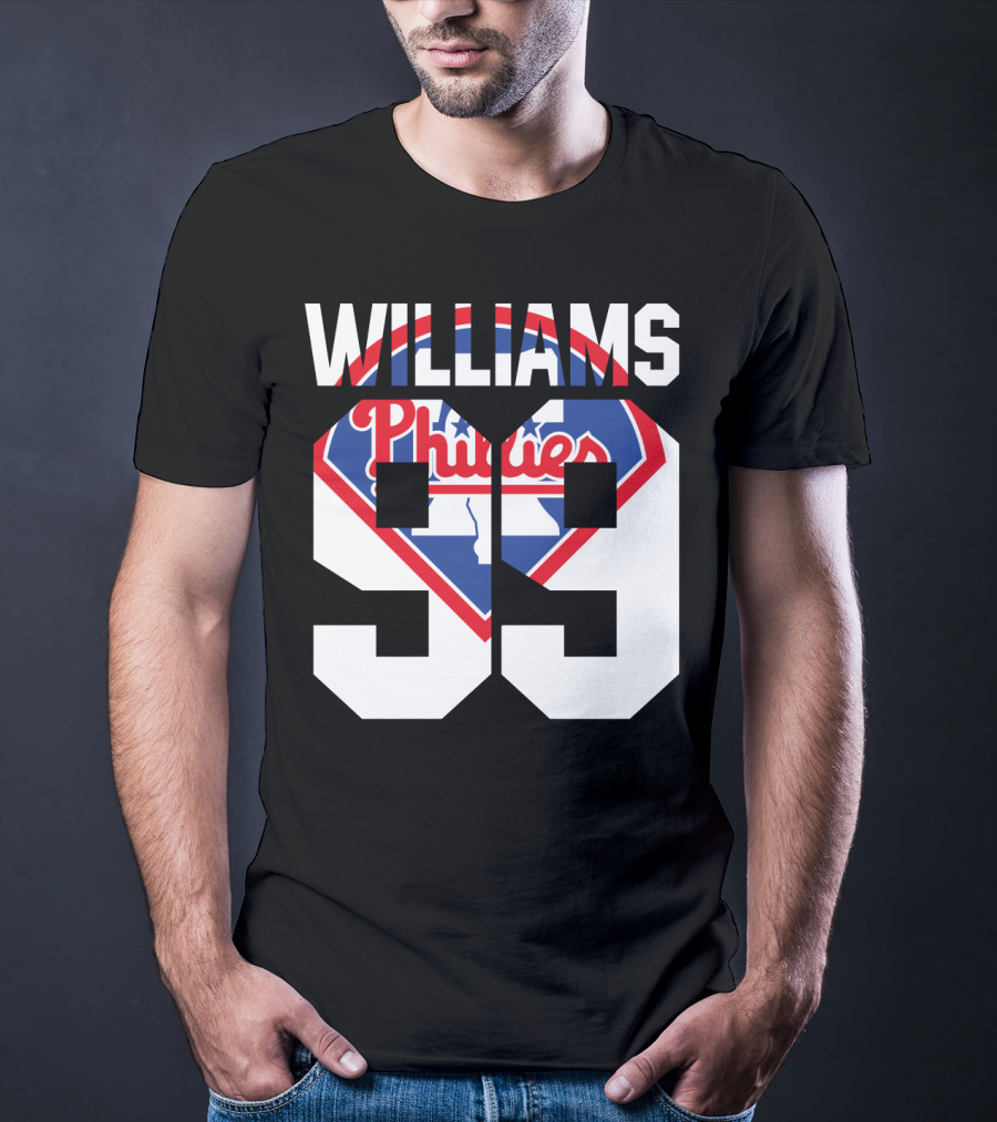 Philadelphia Phillies 1993 Williams 99 Baseball T-Shirt