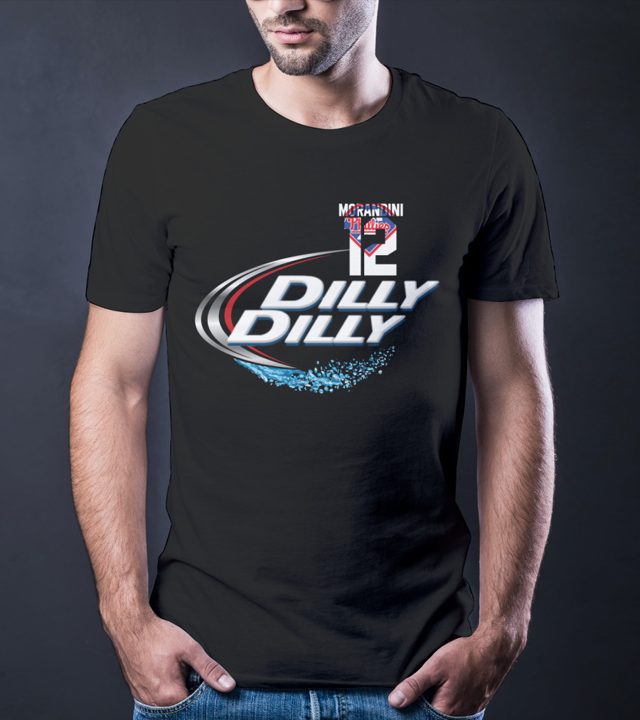 Morandini 12 Philadelphia Phillies 1993 Dilly Dilly T-Shirt