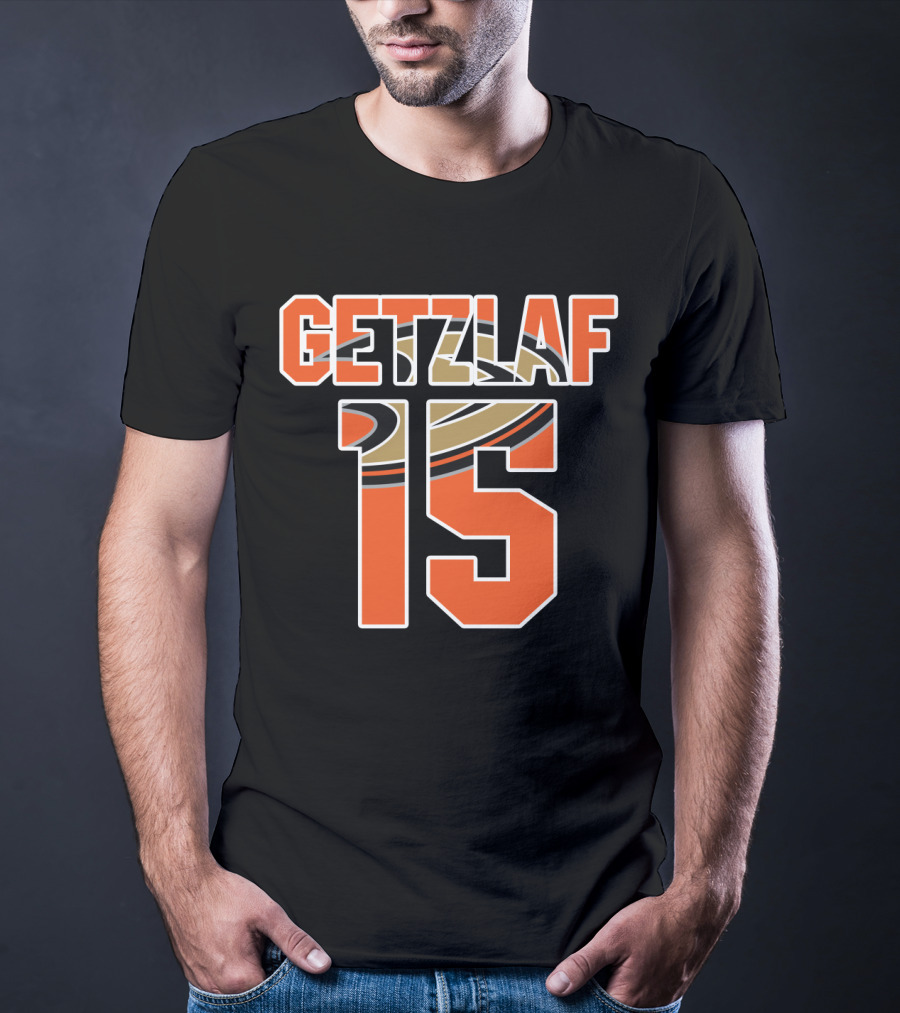 Anaheim Ducks Ryan Getzlaf Number 15 NHL T-Shirt