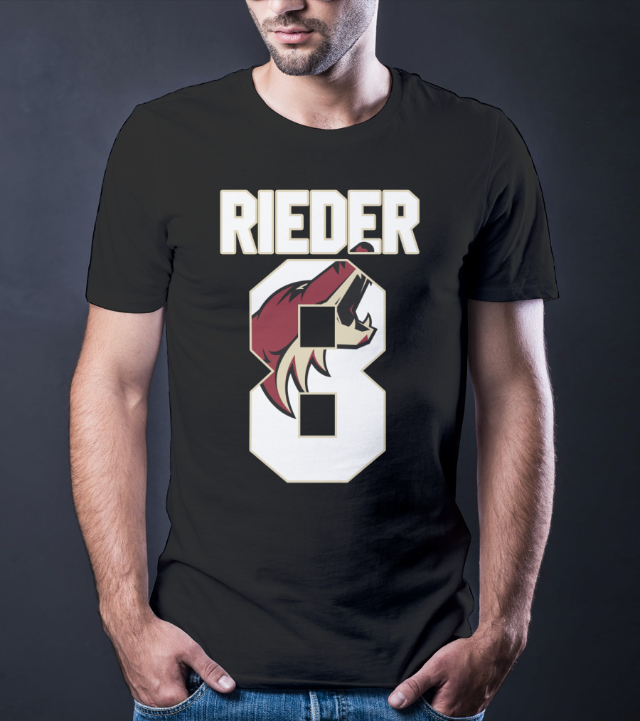 Arizona Coyotes Tobias Rieder Number 8 NHL Team T-Shirt
