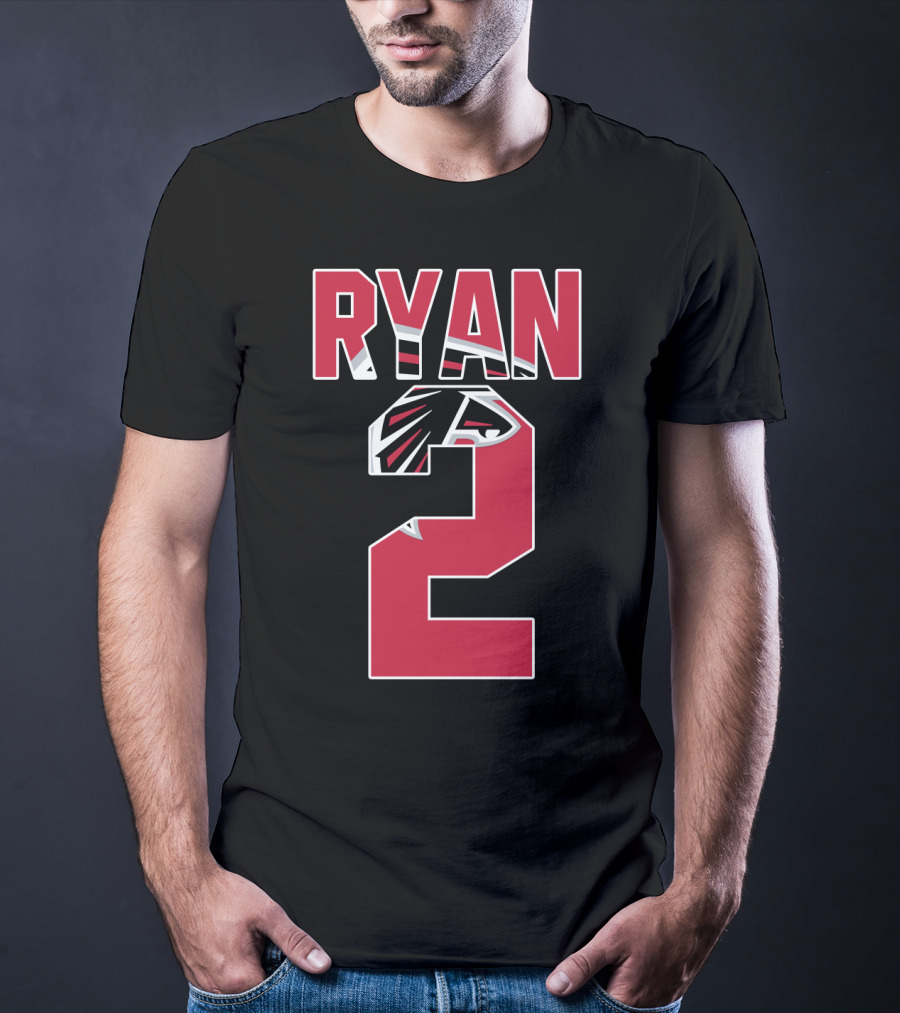 Atlanta Falcons Matt Ryan Number 2 Jersey Fan T-Shirt