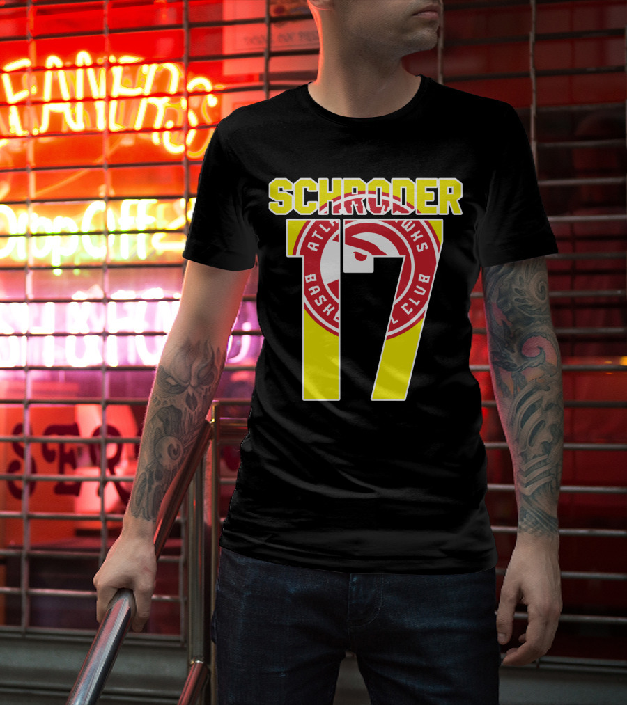 Schroder 17 Atlanta Hawks Basketball Club T-Shirt