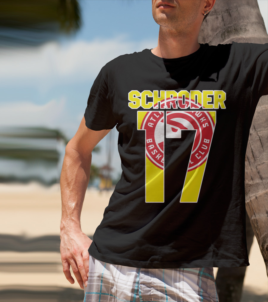 Schroder 17 Atlanta Hawks Basketball Club T-Shirt