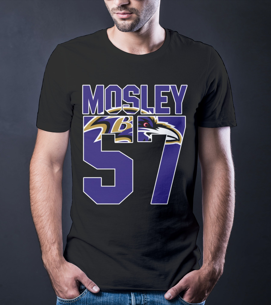 Mosley 57 Baltimore Ravens Player Jersey T-Shirt