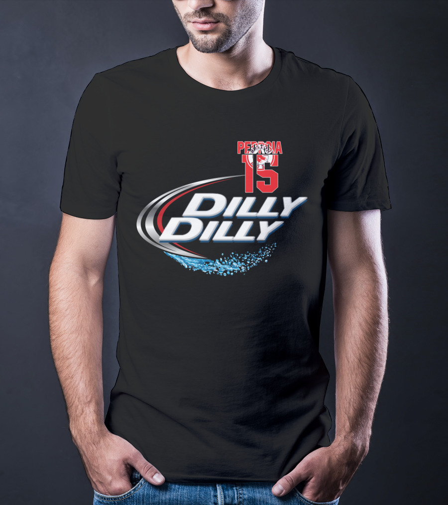 Boston Red Sox Dustin Pedroia 15 Dilly Dilly Majestic T-Shirt
