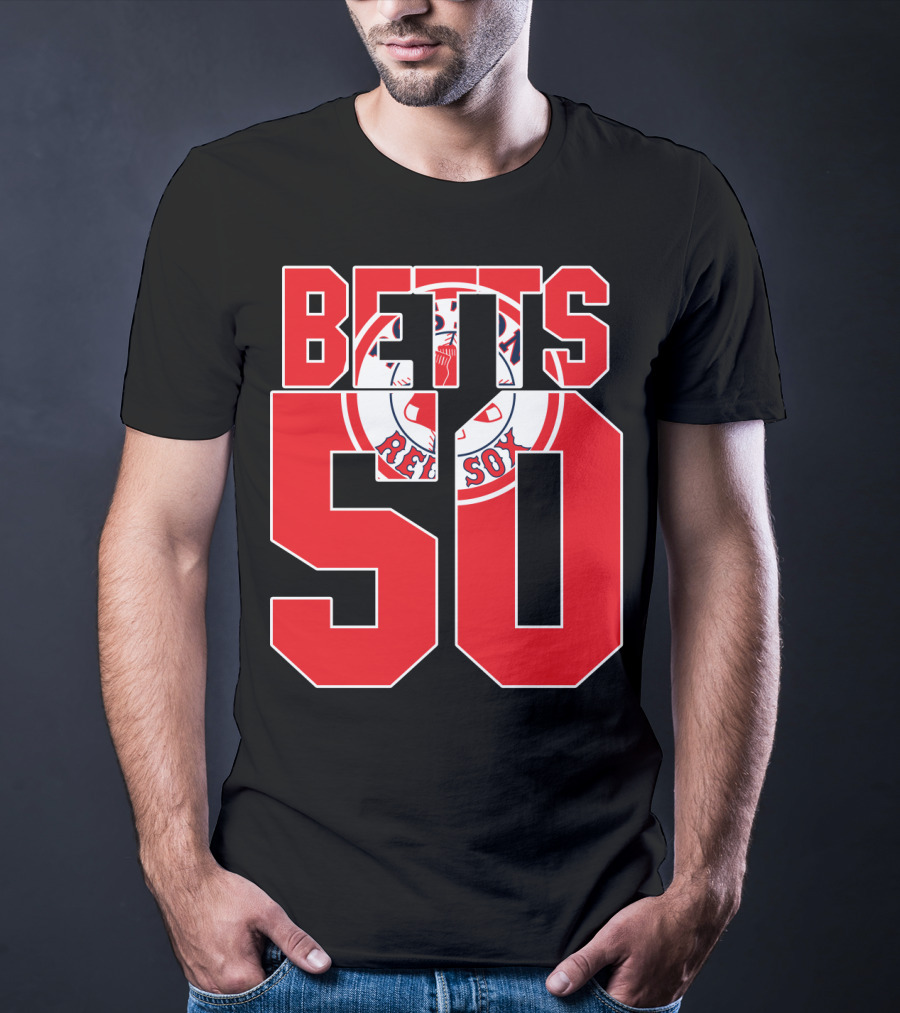 Betts 50 Boston Red Sox T-Shirt