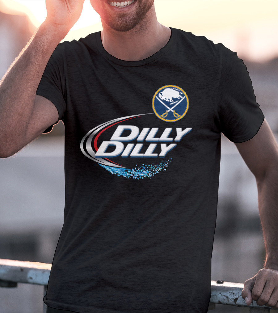 Buffalo Sabres Dilly Dilly Slogan With Iconic Hockey T-Shirt