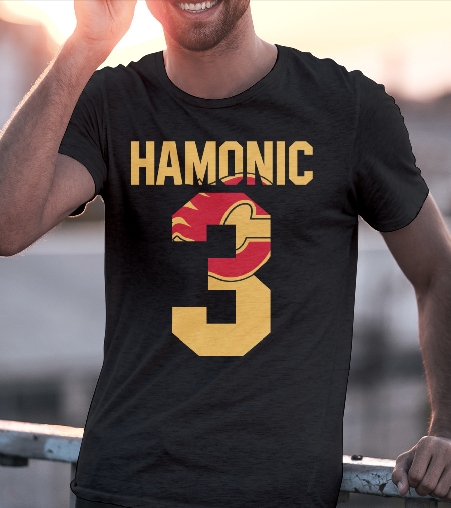 Calgary Flames Hamonic Number 3 NHL Fans Hockey T-Shirt