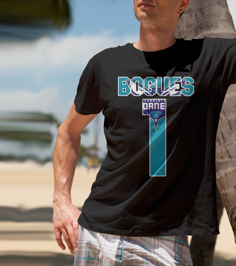 Bogues Number One Charlotte Hornets T-Shirt